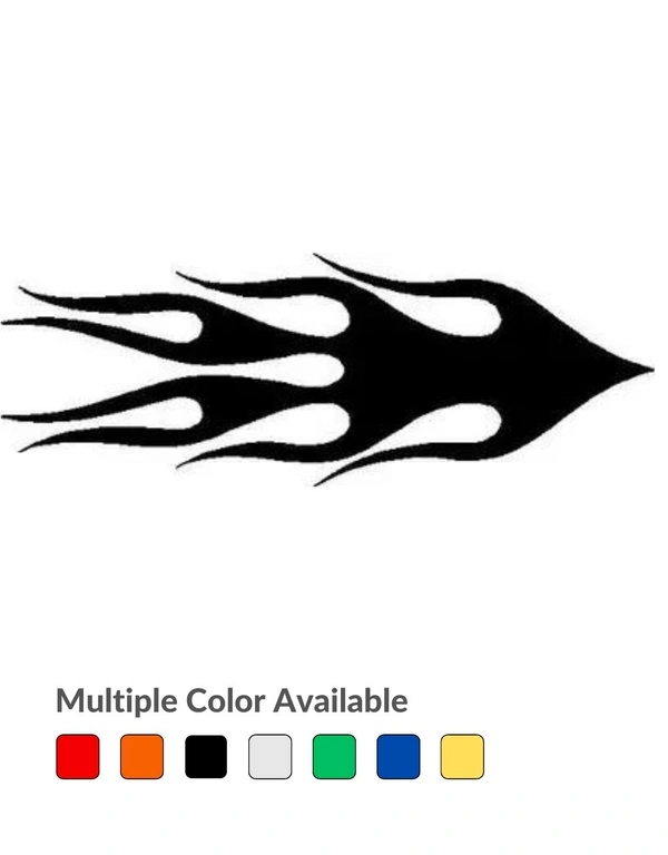 Creative Stylish Vinyl Radium Sticker | Front Bike mudguard - 30cm X 30cm, Blue